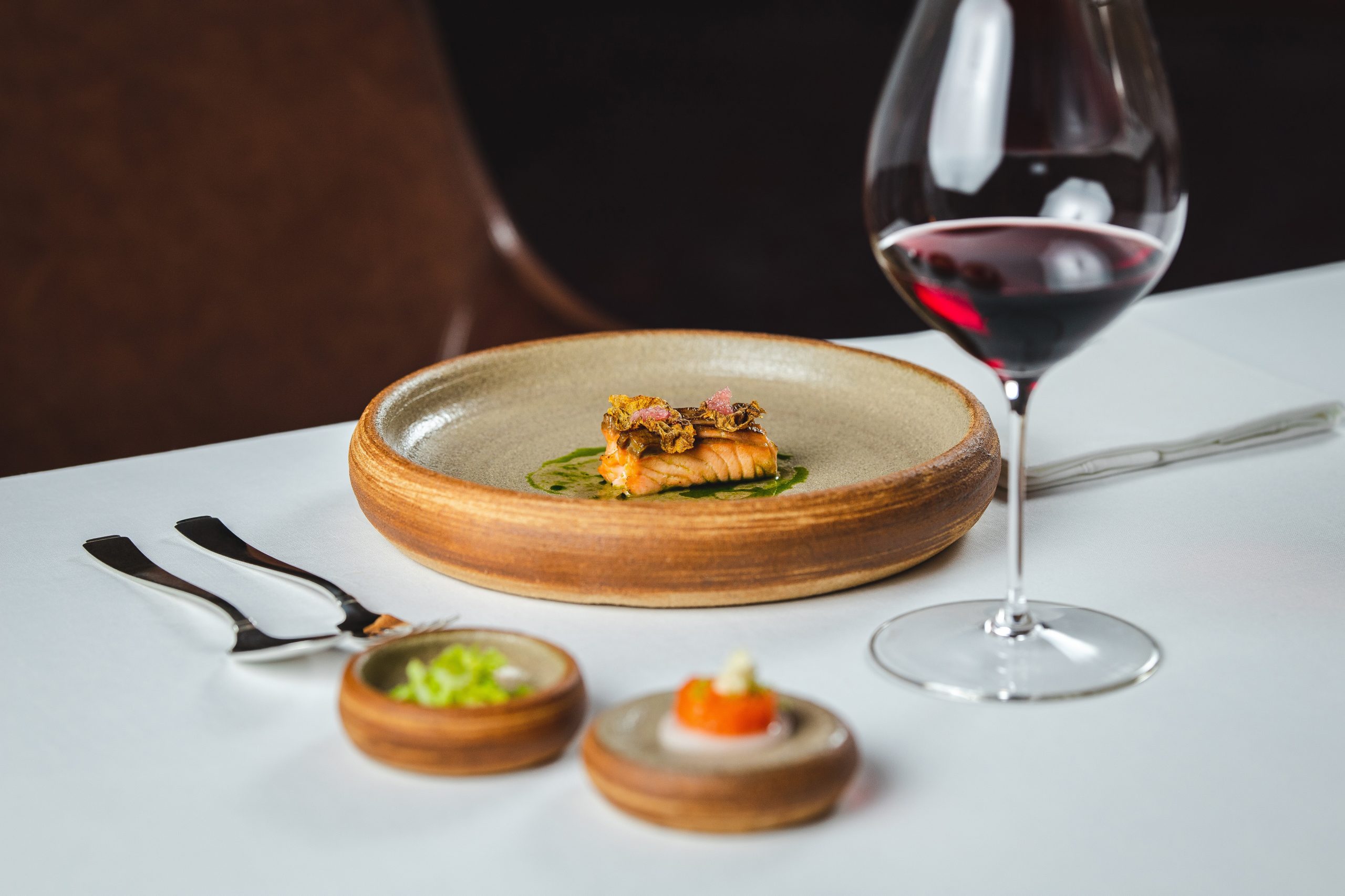 Refectorio_Steamed trout, skin crisp and citric caviar_I